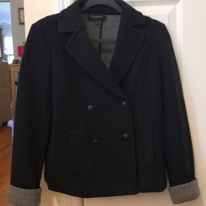 Heavy knit moto/ blazer